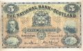 National Bank Of Scotland Ltd 5 Pounds,  2. 1.1945